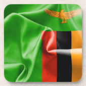 Zambia Flag Drink Onderzetters (Voorkant)
