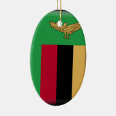 Zambia Flag Keramisch Ornament (Rechts)