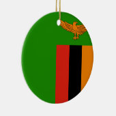 Zambia Flag Ornament (Rechts)