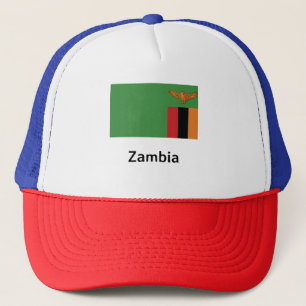 Zambia Flag Trucker Pet