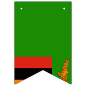 Zambia Flag Vlaggetjes (Tweede vlag)