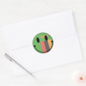 Zambia Ronde Sticker (Envelop)