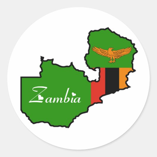 Zambia Sticker (Voorkant)