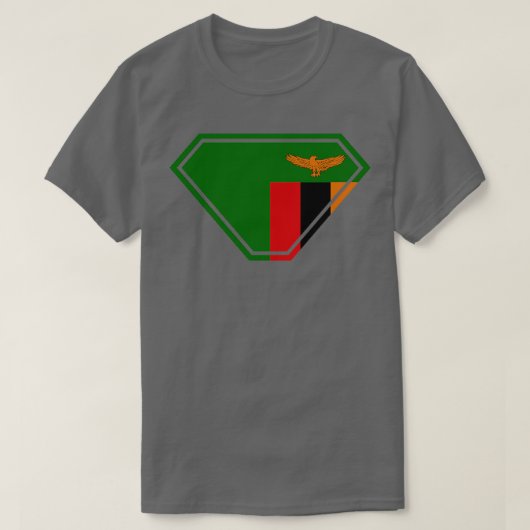 Zambia SuperEmpowered Shield T-shirt (Design voorkant)
