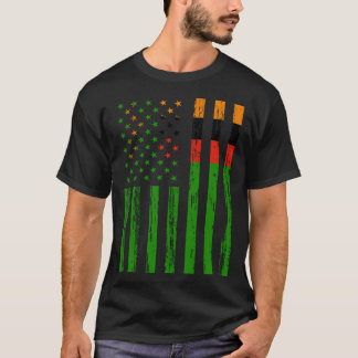 Zambia Vlag Amerika VS Het zit in mijn DNA  voor Z T-shirt