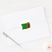Zambia Vlag Sticker (Envelop)