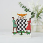 Zambia wapenstilstand briefkaart (Staand voorkant)