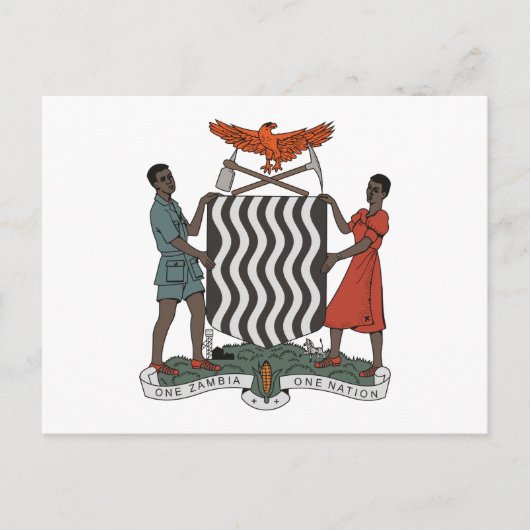 Zambia wapenstilstand Briefkaart (Voorkant)