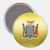 Zambia wapenstilstand magneet (Voorkant / Achterkant)