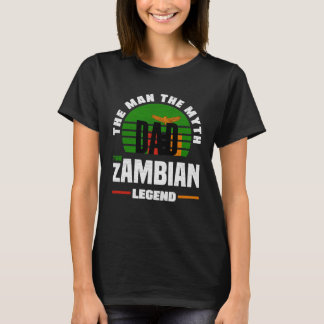 Zambia Zambiaanse Dag van de Vader van de Vlag T-shirt