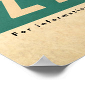  Zambia-Zebra Poster (Hoek)