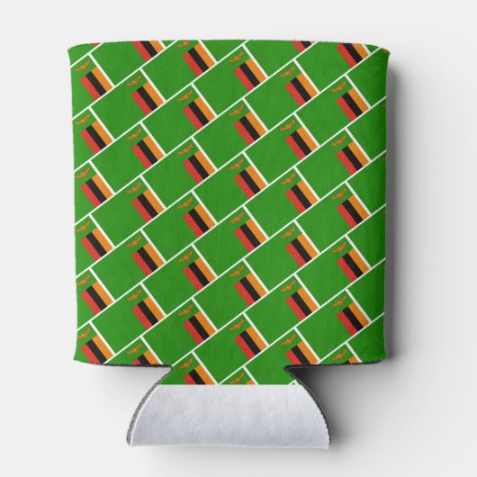 ZAMBIAANSE ONAFHANKELIJKHEID Zambia vieren Blikjeskoeler (Achterkant)