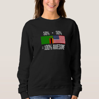 Zambian Roots Zambia Zambiaans Amerikaanse Premium Trui