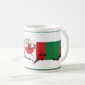 ZAMBIE Canada Écriture chrétienne Mug (Devant droit)
