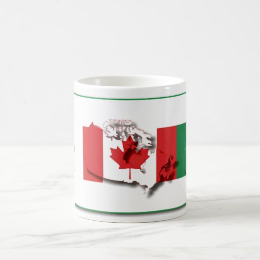 ZAMBIE Canada Écriture chrétienne Mug (Centre)