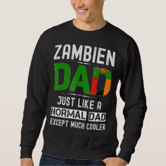 Zambien Dad Fathers Day Zambia Mannen Verjaardag Trui