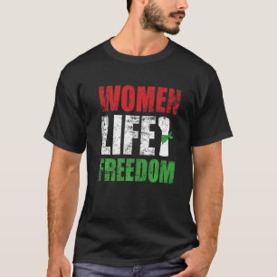Zan Zendegi Azadi Persian Woman Freedom Hand T-shirt