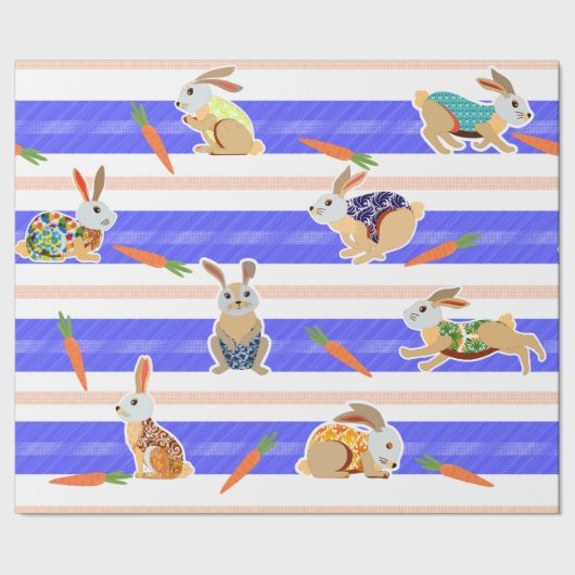 Zanahorias y Conejitos Cadeaupapier (Zoom)