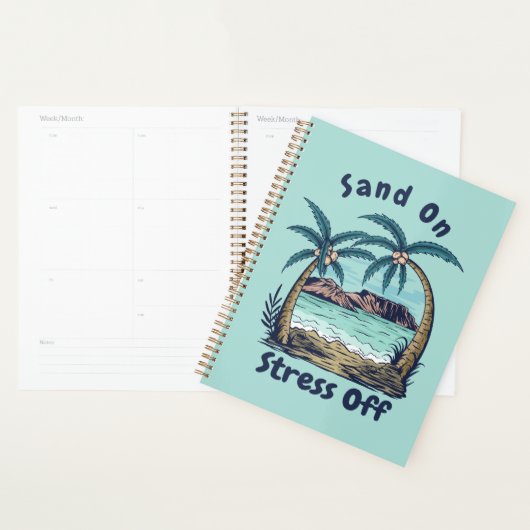 Zand aan, Stress uit Planner (Display)