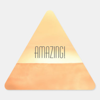 Zand "Amazing"-Sticker Driehoek Sticker