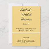 Zand Bruin Bruids Woord Scramble Game Kaart (Achterkant)