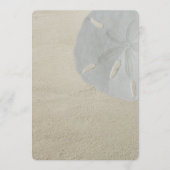 Zand Dollar Strand Blank Programma Fan Paper (Voorkant)