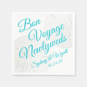 Zand Dollars Custom Bruiloft Ontbijt Servetten (Voorkant)