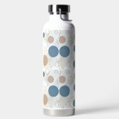 Zand- en blauw Stippen van de Kleur van de Beach Waterfles (Links)