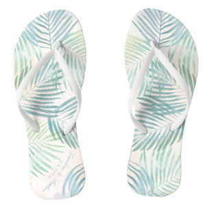 Zand en Palmen Strand Bruiloft Bruidsfeest Teenslippers