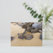 Zand en stenen briefkaart (Staand voorkant)