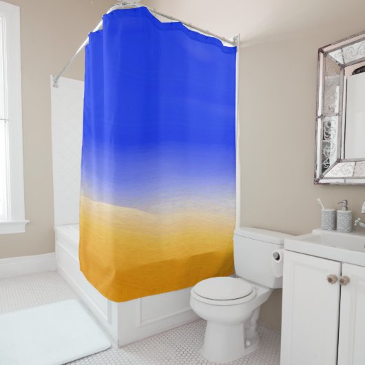 Zand en Surf Douchegordijn (In situ)