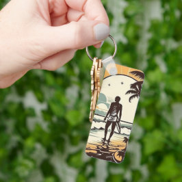 Zand en Surf Keyring Sleutelhanger