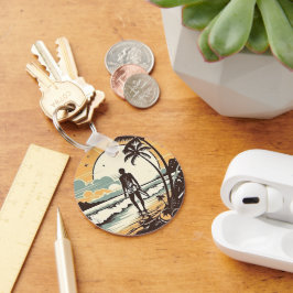 Zand en Surf Keyring Sleutelhanger