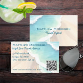 Zand en Surf met QR-code Visitekaartje