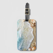 Zand en Zee Bagagelabel (Voorkant (verticaal))