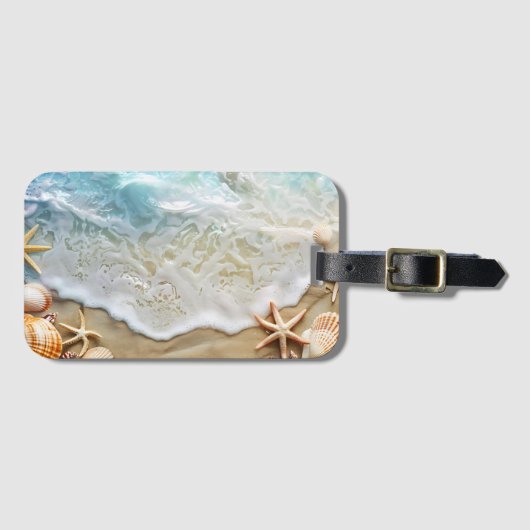 Zand en Zee Bagagelabel (Voorkant (horizontaal))