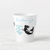Zand en Zee Beach Mermaid Thunder_Cove Latte Mok (Voorkant)