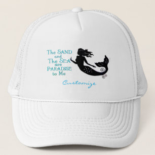 Zand en Zee Beach Mermaid Thunder_Cove Trucker Pet