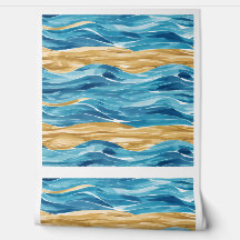 Zand en Zee betegelde oceaan Decor