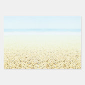 Zand en Zee Calm Coastal Inpakpapier Vel (Voorkant)