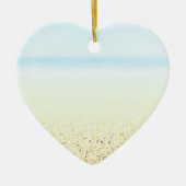 Zand en Zee Calm Coastal Keramisch Ornament (Voorkant)