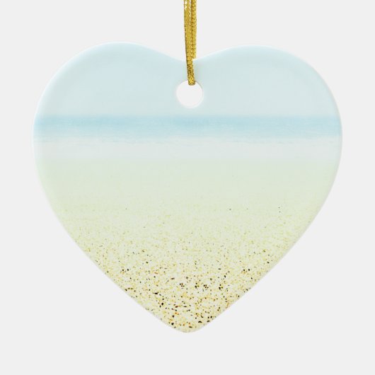 Zand en Zee Calm Coastal Keramisch Ornament (Voorkant)