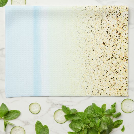 Zand en Zee Calm Coastal Theedoek (Gevouwen)