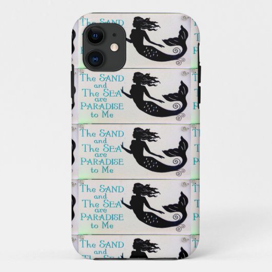 Zand- en zee-mobiele telefoon Case-Mate iPhone case (Achterkant)