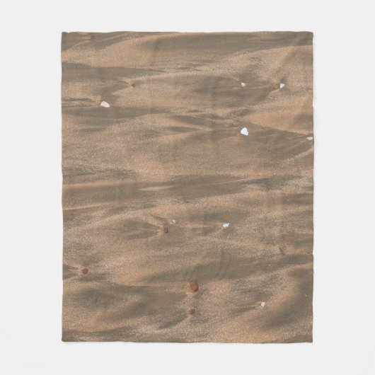 Zand Fleece Deken (Voorkant)