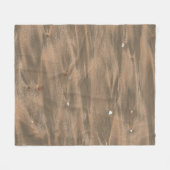 Zand Fleece Deken (Voorkant (Horizontaal))