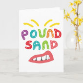 Zand happen kaart (Gele Bloem)