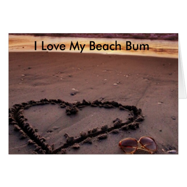 Zand hart (Voorkant Horizontaal)