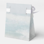 Zand hart bij Waterverf met zeester Bedankdoosjes (Achterkant)