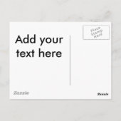 Zand hart briefkaart (Achterkant)